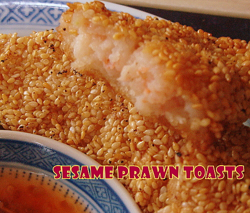 Sesame Prawn Shrimp Toasts
