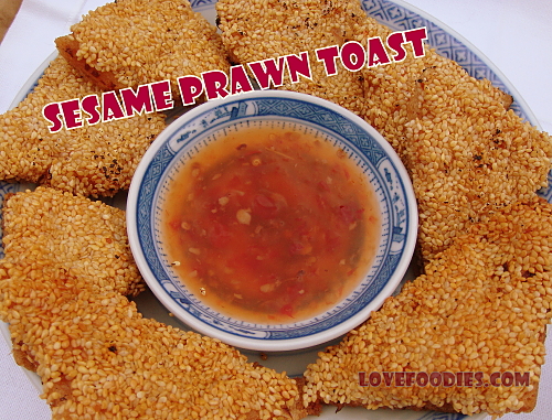 Sesame Prawn Shrimp Toasts