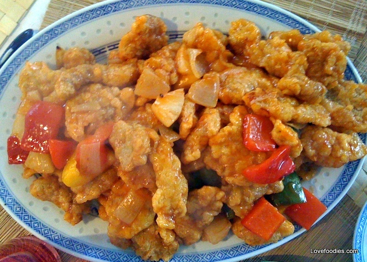 Cantonese sweet and sour chicken
