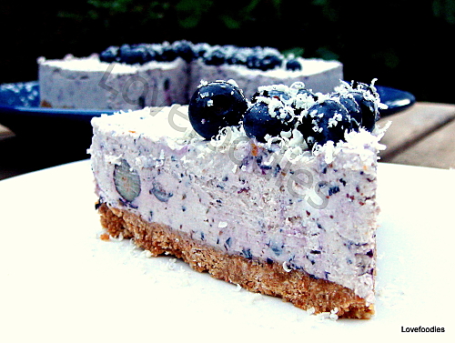 Blueberry & White Chocolate Cheesecake