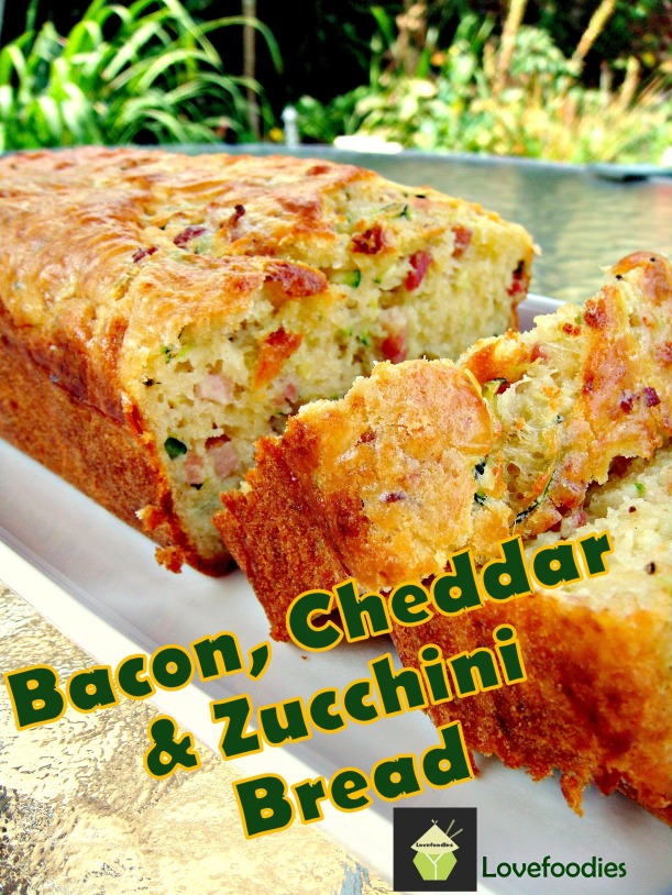 Bacon,cheddar zucchini bread 