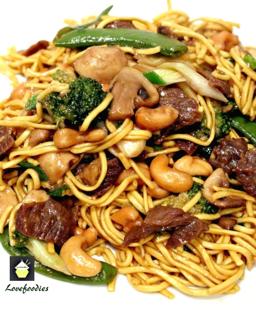 Beef and Vegetable Lo Mein